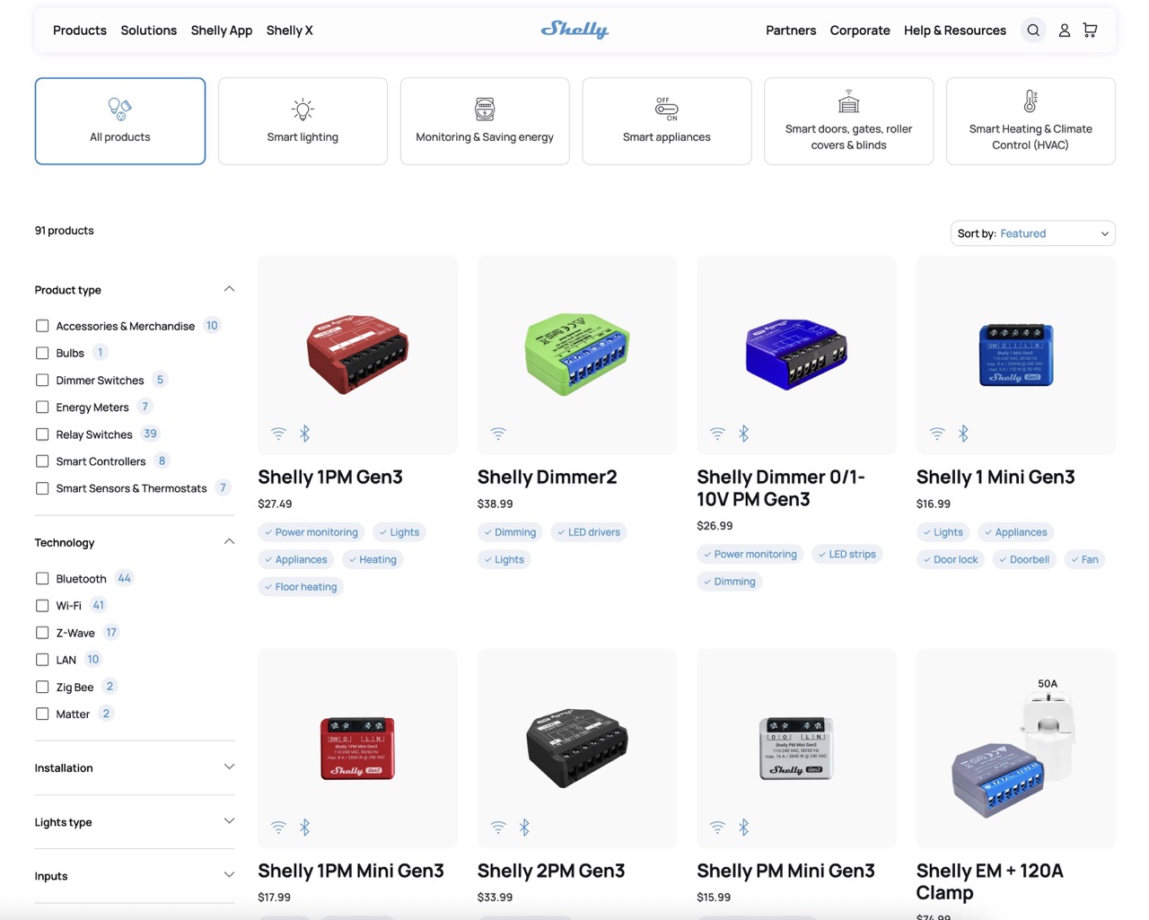 Shelly screenshot site