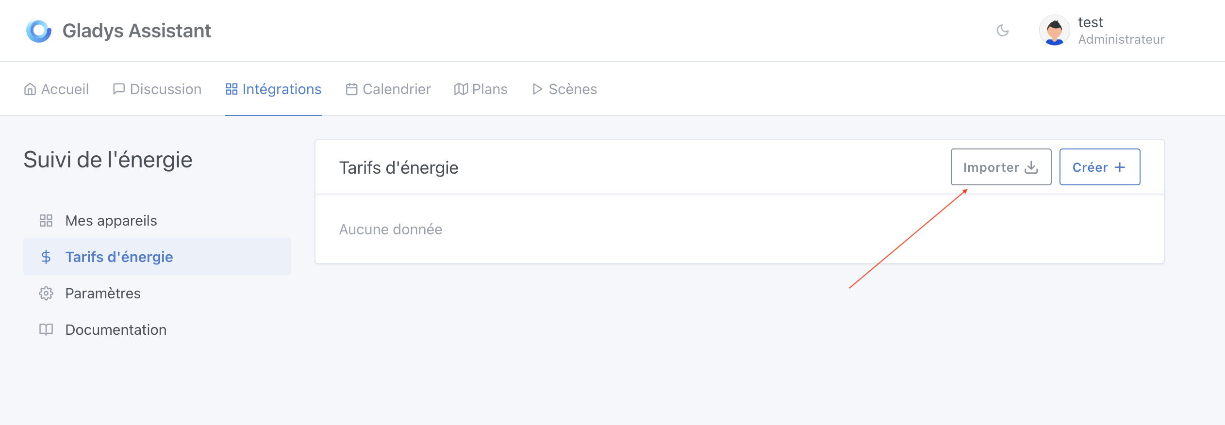 Suivi de l'énergie création prix